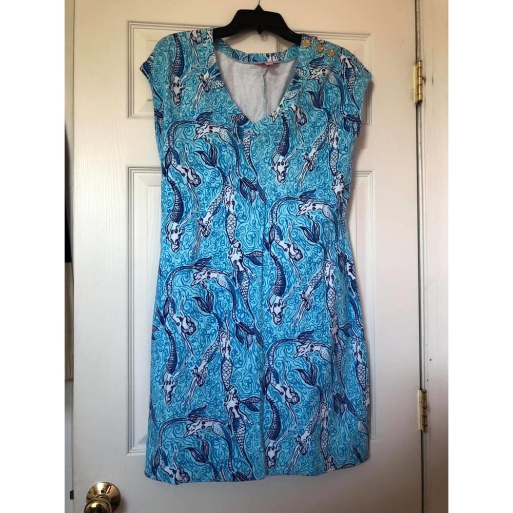 Lilly Pulitzer Hayley V-Neck Dress in Nice Tail